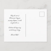 Happy Midsummer Nordic Briefkaart (Achterkant)