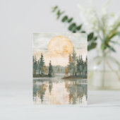 Happy Midsummer Nordic Briefkaart (Staand voorkant)