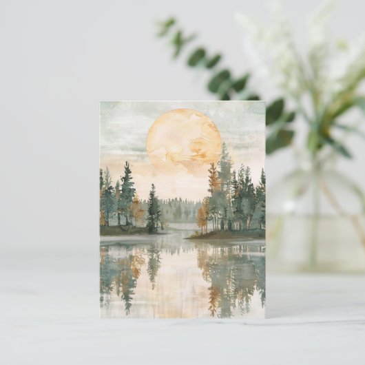 Happy Midsummer Nordic Briefkaart (Staand voorkant)