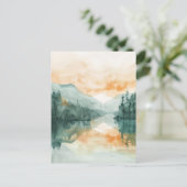 Happy Midsummer Nordic Briefkaart (Staand voorkant)