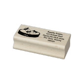 Happy miers schaatsen op koekjes cartoon rubberstempel (Stempel)