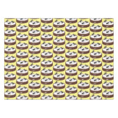 Happy miers schaatsen op koekjes cartoon tafelkleed (Voorkant (Horizontaal))