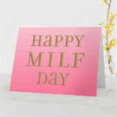 Happy MILF Day Kaart (Gele Bloem)