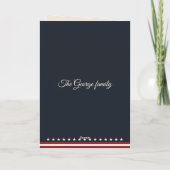 Happy Military Family Card – Personalized Gift Kaart (Achterkant)