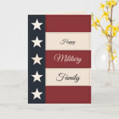 Happy Military Family Card – Personalized Gift Kaart (Gele Bloem)