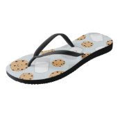Happy Milk en Cookies Bleek Blue Teenslippers (Schuin)