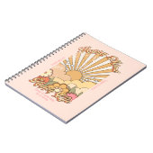 Happy Mind Happy Life Hippy Groovy Vibes Notitieboek (Linkerzijde)