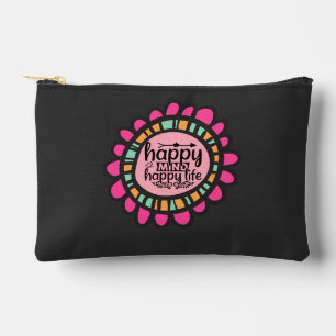 Happy Mind Happy Life Motivatie grafisch ontwerp Etui