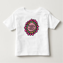 Happy Mind Happy Life Motivatie grafisch ontwerp Kinder Shirts