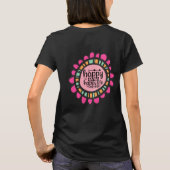 Happy Mind Happy Life Motivatie grafisch ontwerp T-shirt (Achterkant)