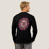 Happy Mind Happy Life Motivatie grafisch ontwerp Tri-Blend Shirt (Achterkant)