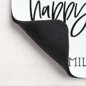 Happy Mind happy Life Motivating Quote Muismat (Hoek)