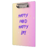Happy Mind Klembord – Motiverend & Kantoor Decor (Links)