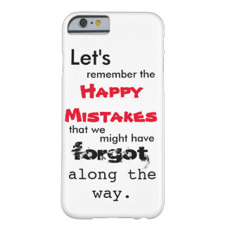 Happy Mistakes Lyrics iPhone 6 Hoesje