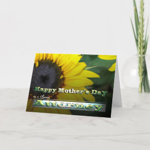 Happy Moeder Day Attorney Bright Sunflower Kaart
