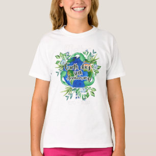 Happy Moeder Earth Day 2020 Funny 50th Jubileum T-shirt