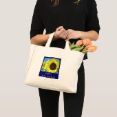 HAPPY moeder van de Bride! Canvas tas gift Zonnebl (Voorkant (product))