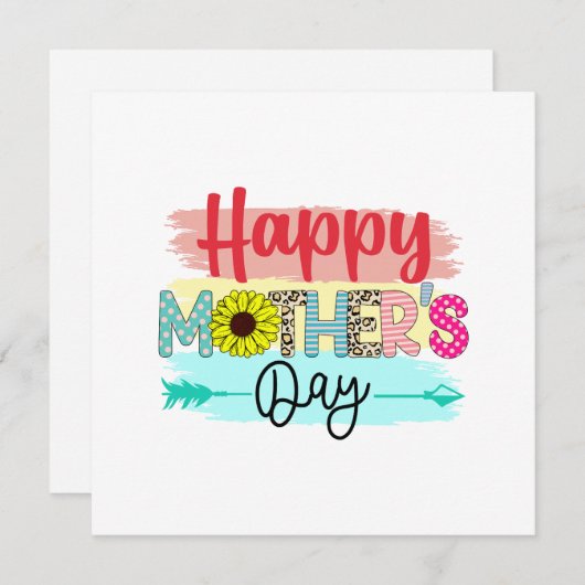 Happy Moederdag (Voorkant / Achterkant)