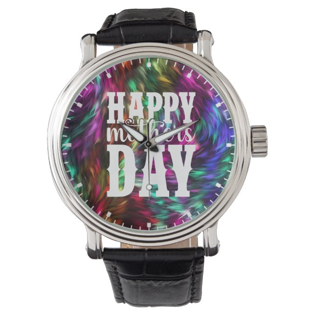 Happy Moederdag-11344 Horloge (Voorkant)