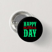 Happy Moederdag-11344 Ronde Button 3,2 Cm (Voorkant /achterkant)