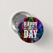 Happy Moederdag-11344 Ronde Button 3,2 Cm (Voorkant /achterkant)
