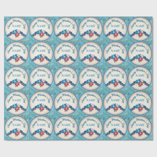 Happy Moederdag 11-pakpapier Cadeaupapier (Vlak)