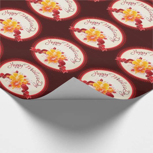 Happy Moederdag 12-pakpapier Cadeaupapier (Hoek)