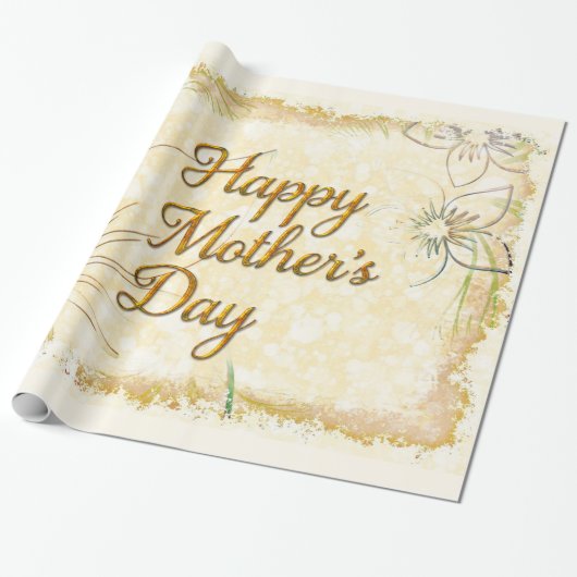 Happy Moederdag 16 Cadeaupapier (Uitgerold)
