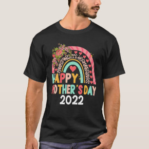 Happy Moederdag 2022 Rainbow Cute Mam Life Wome T-shirt