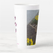 Happy Moederdag 2025 beroemd gemaakt door RoseWrit Latte Mok (Voorkant)