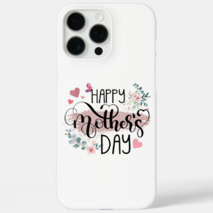 Happy Moederdag 2025 Schattigee Bloemen voor Vrouw iPhone 16 Pro Max Hoesje