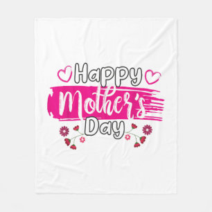 Happy Moederdag 2025 Tshirt voor Dames Mom Grand Fleece Deken