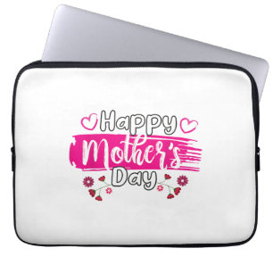 Happy Moederdag 2025 Tshirt voor Dames Mom Grand Laptop Sleeve