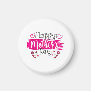 Happy Moederdag 2025 Tshirt voor Dames Mom Grand Magneet