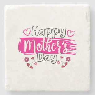 Happy Moederdag 2025 Tshirt voor Dames Mom Grand Stenen Onderzetter