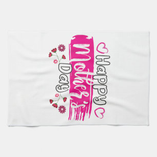 Happy Moederdag 2025 Tshirt voor Dames Mom Grand Theedoek