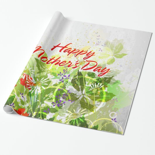 Happy Moederdag 28 Cadeaupapier (Uitgerold)