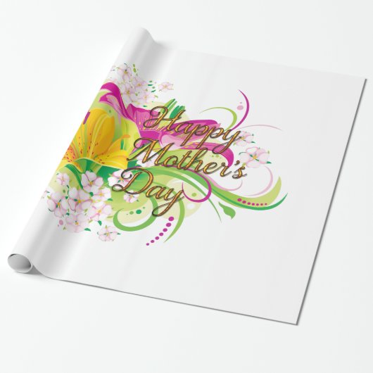 Happy Moederdag 35 Cadeaupapier (Uitgerold)