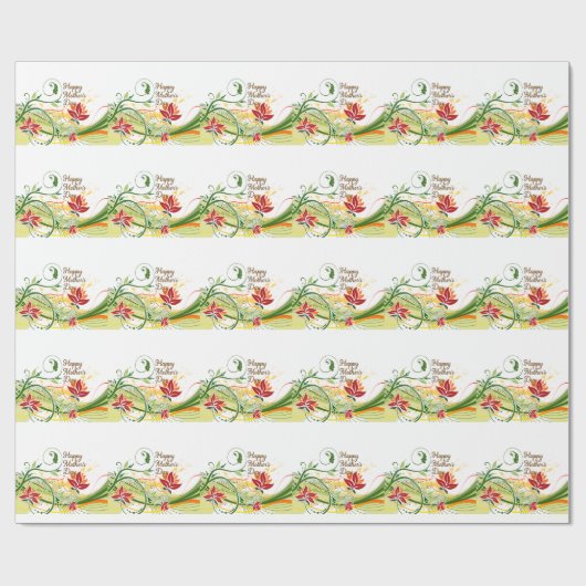 Happy Moederdag 50 Cadeaupapier (Vlak)