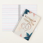 Happy Moederdag, 5,5 x 8,5-inch spiral Notitieboek (Binnen)
