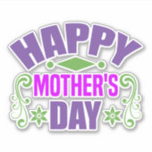 Happy Moederdag-64925 Sticker (Voorkant)