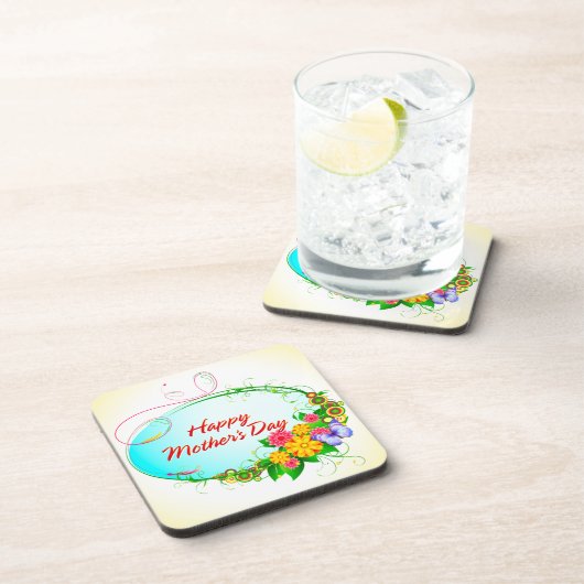Happy Moederdag 6 Onderzetter (Rechterzijde)