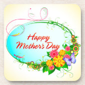 Happy Moederdag 6 Onderzetter (Voorkant)