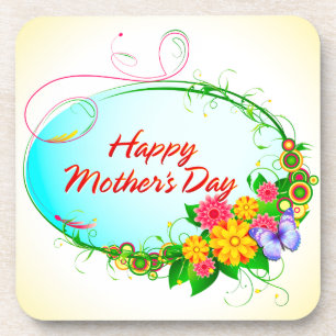 Happy Moederdag 6 Onderzetter