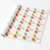Happy Moederdag 7-pakpapier Cadeaupapier (Uitgerold)