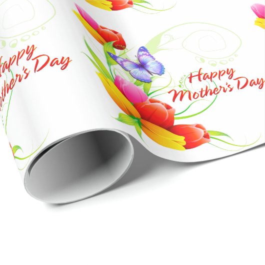 Happy Moederdag 7-pakpapier Cadeaupapier (Rol Hoek)