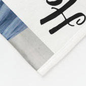 Happy Moederdag 8 Aangepast bericht voor foto Fleece Deken (Hoek)