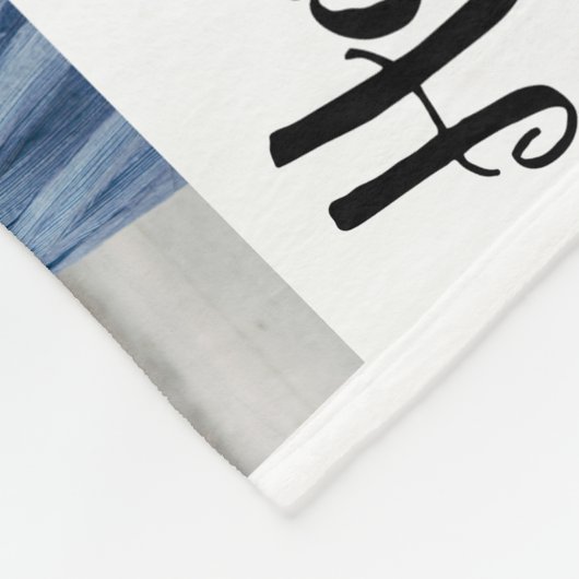 Happy Moederdag 8 Aangepast bericht voor foto Fleece Deken (Hoek)