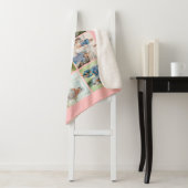 Happy Moederdag 8 Aangepast Blush roze Sherpa Deken (In situ)