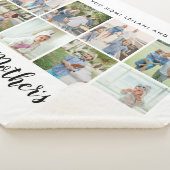 Happy Moederdag 8 Photo Custom White Sherpa Deken (3/4)